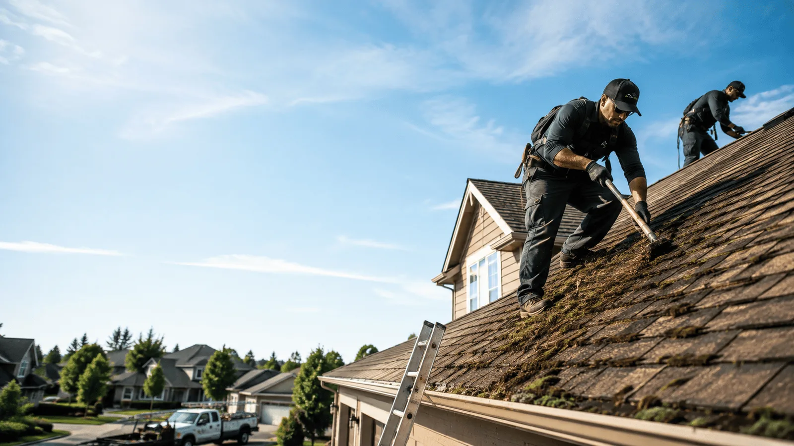 Roof Moss Removal in Fostoria, MI near me